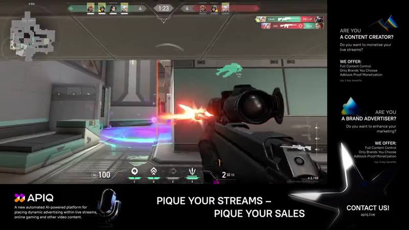 APIQ · Frame-roll demo